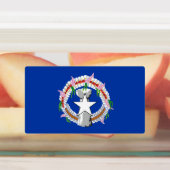 vlag van de Noordelijke Marianen Labels (Aangebracht)