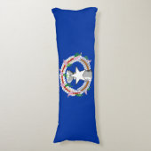 vlag van de Noordelijke Marianen Lichaamskussen (Voorkant Verticaal)