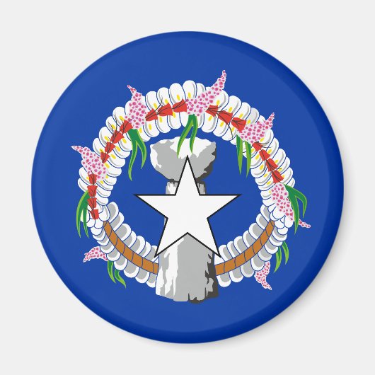 Vlag van de Noordelijke Marianen Magneet (Voorkant)