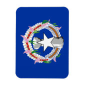 Vlag van de Noordelijke Marianen Magneet (Verticaal)