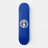 vlag van de Noordelijke Marianen Persoonlijk Skateboard (Voorkant)