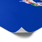 vlag van de Noordelijke Marianen Poster (Hoek)