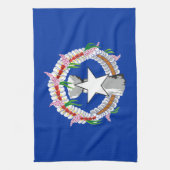 vlag van de Noordelijke Marianen Theedoek (Verticaal)