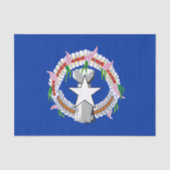 vlag van de Noordelijke Marianen Tissuepapier (Voorkant)