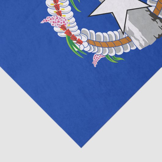 vlag van de Noordelijke Marianen Tissuepapier (Detail)
