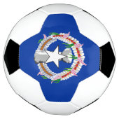vlag van de Noordelijke Marianen Voetbal (Gedraaid)