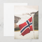 Vlag van de Noorse fotokaart (Voorkant / Achterkant)