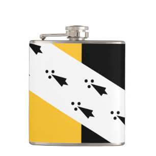 Vlag van de Norfolk Hip Flask Heupfles