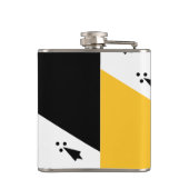Vlag van de Norfolk Hip Flask Heupfles (Achterkant)