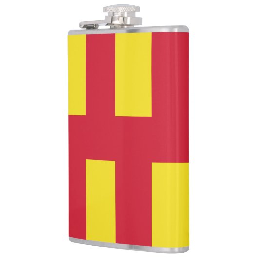 Vlag van de Northumberland Flask Heupfles (Links)
