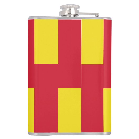 Vlag van de Northumberland Flask Heupfles (Achterkant)