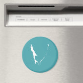 Vlag van de oblast Sakhalin Magneet (Insitu (Vaatwasser))