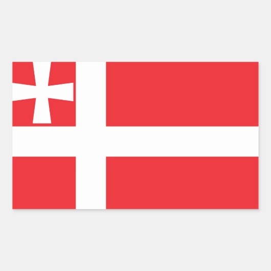 Vlag van de oblast Volyn, Oekraïne Rechthoekige Sticker (Voorkant)