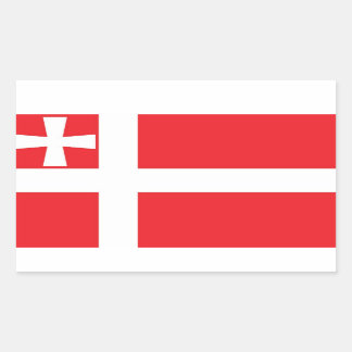 Vlag van de oblast Volyn, Oekraïne Rechthoekige Sticker