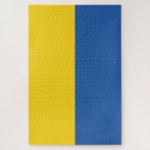 Vlag van de Oekraïense Button Jigzaag Puzzle Legpuzzel