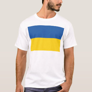 Vlag van de Oekraïense Button T-Shirt