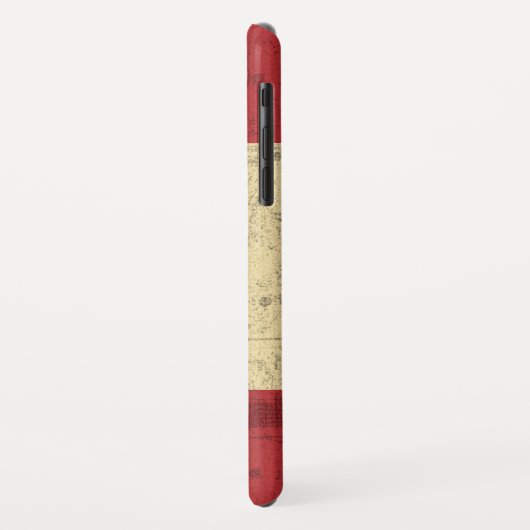 Vlag van de  onderdruk van Canada Case-Mate iPhone Case (Achterkant/links)