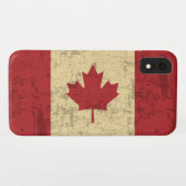 Vlag van de  onderdruk van Canada Case-Mate iPhone Case (Achterkant (horizontaal))