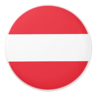Vlag van de Oostenrijkse keramische Knob Knop