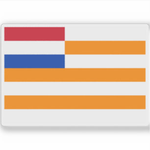 Vlag van de Oranje Vrijstaat, Afrika Sticker
