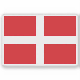 Vlag van de Orde van Sint-Jan (Malta) Sticker