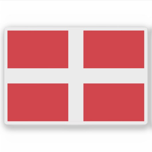 Vlag van de Orde van Sint-Jan (Malta) Sticker (Voorkant)