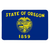 vlag van de Oregon-staat Magneet (Horizontaal)