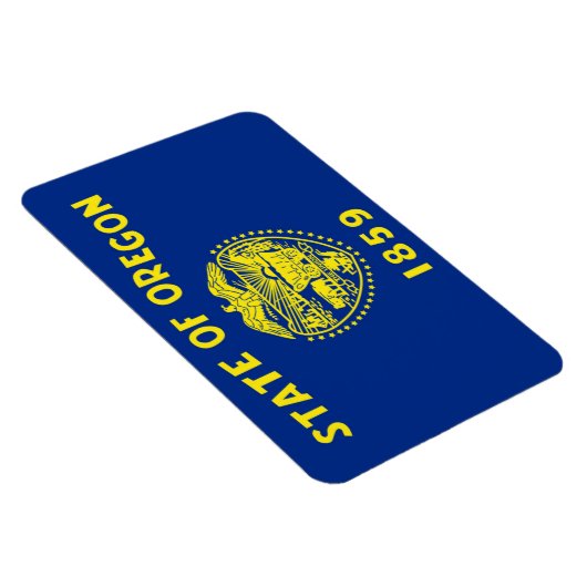 vlag van de Oregon-staat Magneet (Rechterzijde)