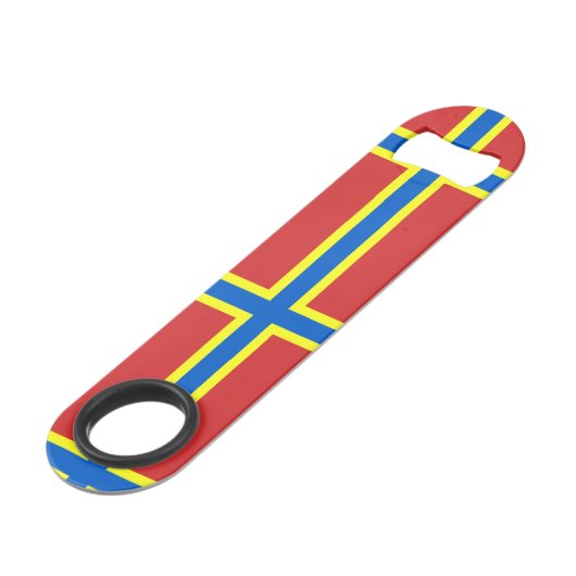 Vlag van de Orkney Bar-sleutel Speed Flessenopener (Voorkant Gekanteld)