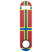 Vlag van de Orkney Bar-sleutel Speed Flessenopener (Voorkant)