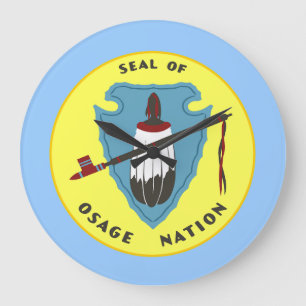 Vlag van de Osage Nation Grote Klok