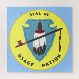 Vlag van de Osage Nation Legpuzzel