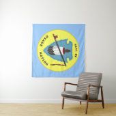 Vlag van de Osage Nation Wandkleed (In Situ (horizontaal))