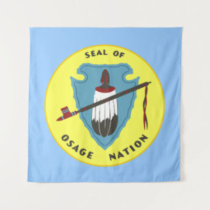Vlag van de Osage Nation Wandkleed