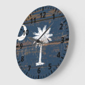 Vlag van de oude staat Wooden South Carolina Grote Klok (Hoek)