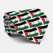 Vlag van de Palestijnse Autoriteit stropdas (Opgerold)