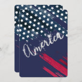 Vlag van de partij bij de overeenkomst van juli kaart (Voorkant / Achterkant)