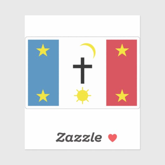 Vlag van de Pascua Yaqui stam van Arizona Sticker (Vel)