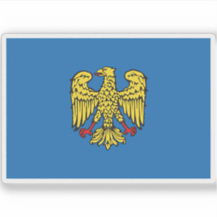Vlag van de patriarchale staat Friuli (1077-1420) Sticker