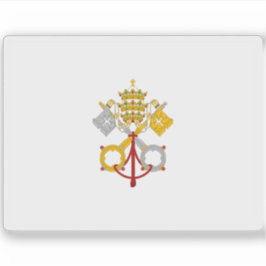 Vlag van de Pauselijke Staten (1803-1825) Sticker