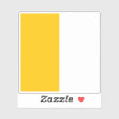 Vlag van de Pauselijke Staten (1808-1870) Sticker (Vel)