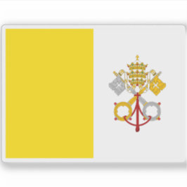 Vlag van de Pauselijke Staten (1825-1870) Sticker