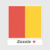 Vlag van de Pauselijke Staten (vóór 1808) Sticker (Vel)