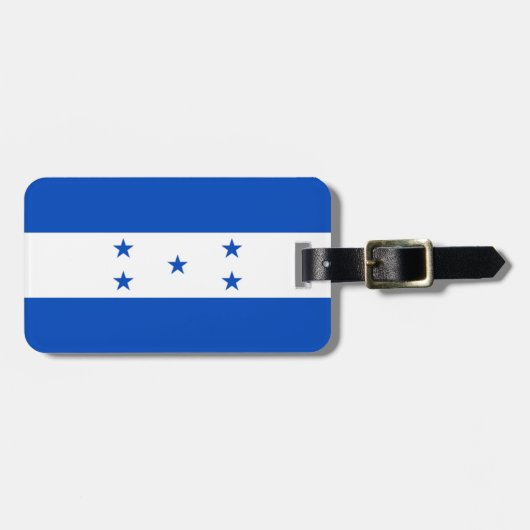 Vlag van de persoonlijke ID van Honduras Bagagelabel (Voorkant horizontaal)