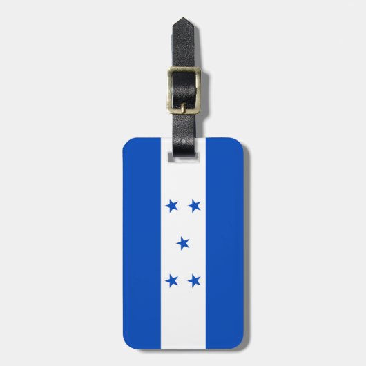 Vlag van de persoonlijke ID van Honduras Bagagelabel (Voorkant verticaal)