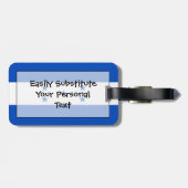 Vlag van de persoonlijke ID van Honduras Bagagelabel (Achterkant horizontaal)