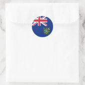 Vlag van de Pitcairneilanden Ronde Sticker (Tas)
