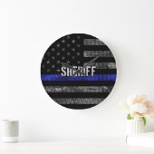 Vlag van de politie van de sheriff grote klok (Huis)
