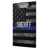 Vlag van de politie van de sheriff klembord (Links)