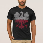  vlag van de Poolse Witte Eagle T-shirt (Voorkant)